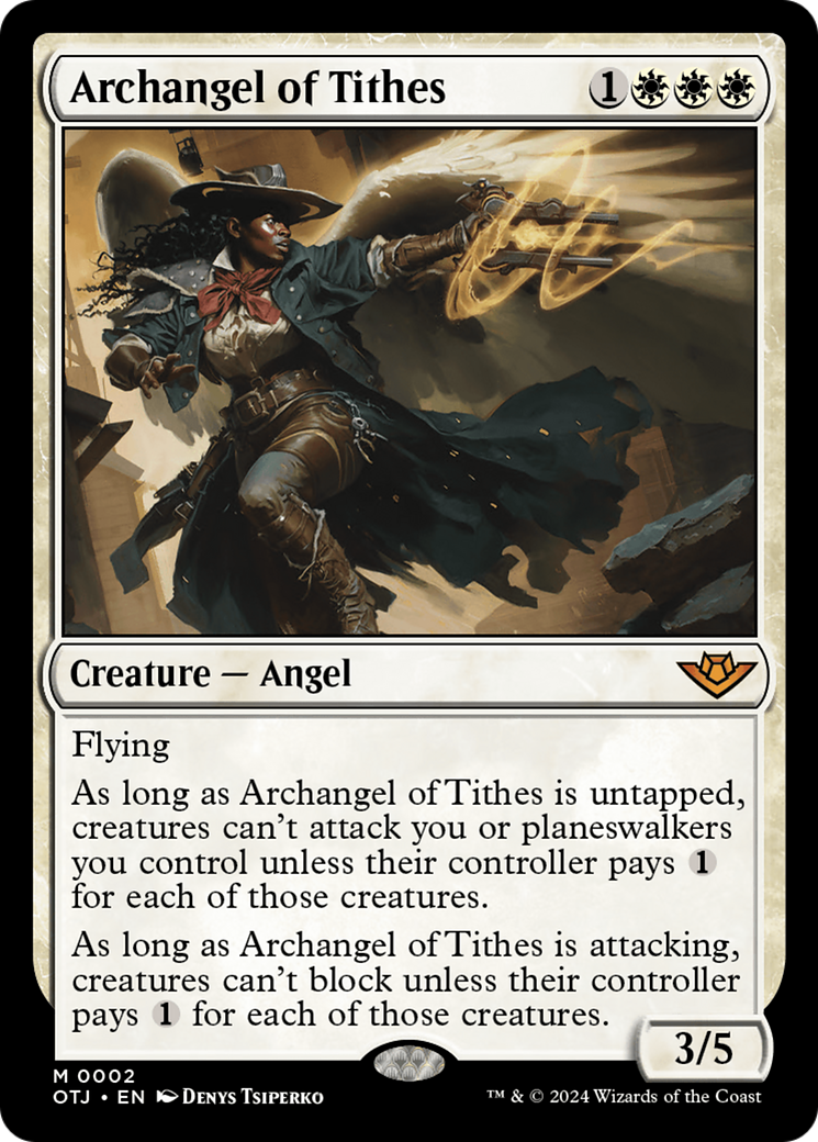 Archangel of Tithes [Outlaws of Thunder Junction] | Tacoma Games