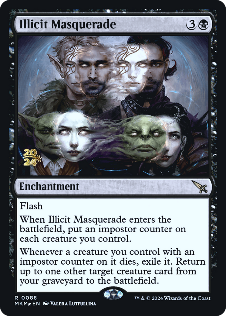 Illicit Masquerade [Murders at Karlov Manor Prerelease Promos] | Tacoma Games