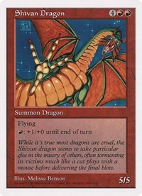 Shivan Dragon (Oversized) [Oversize Cards] | Tacoma Games