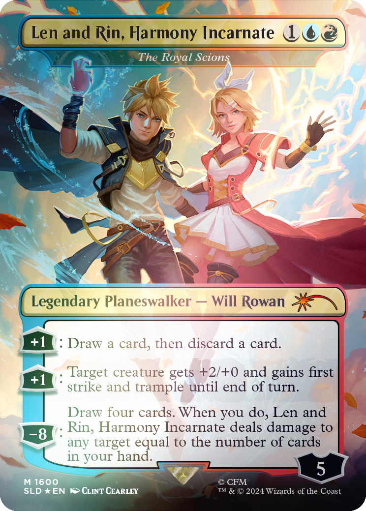 Len and Rin, Harmony Incarnate - The Royal Scions (Rainbow Foil) [Secret Lair Drop Series] | Tacoma Games