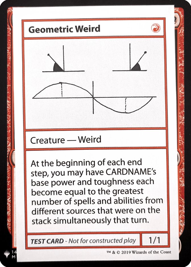 Geometric Weird [Mystery Booster Playtest Cards] | Tacoma Games