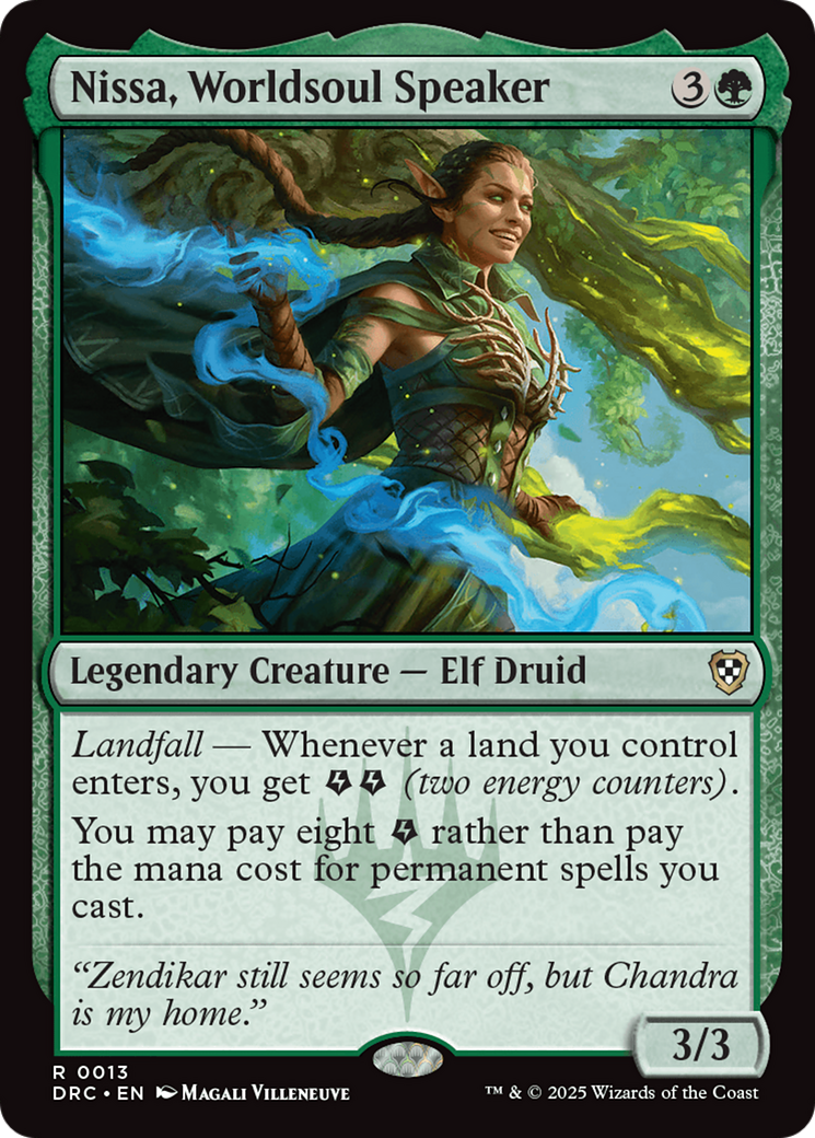 Nissa, Worldsoul Speaker [Aetherdrift Commander] | Tacoma Games