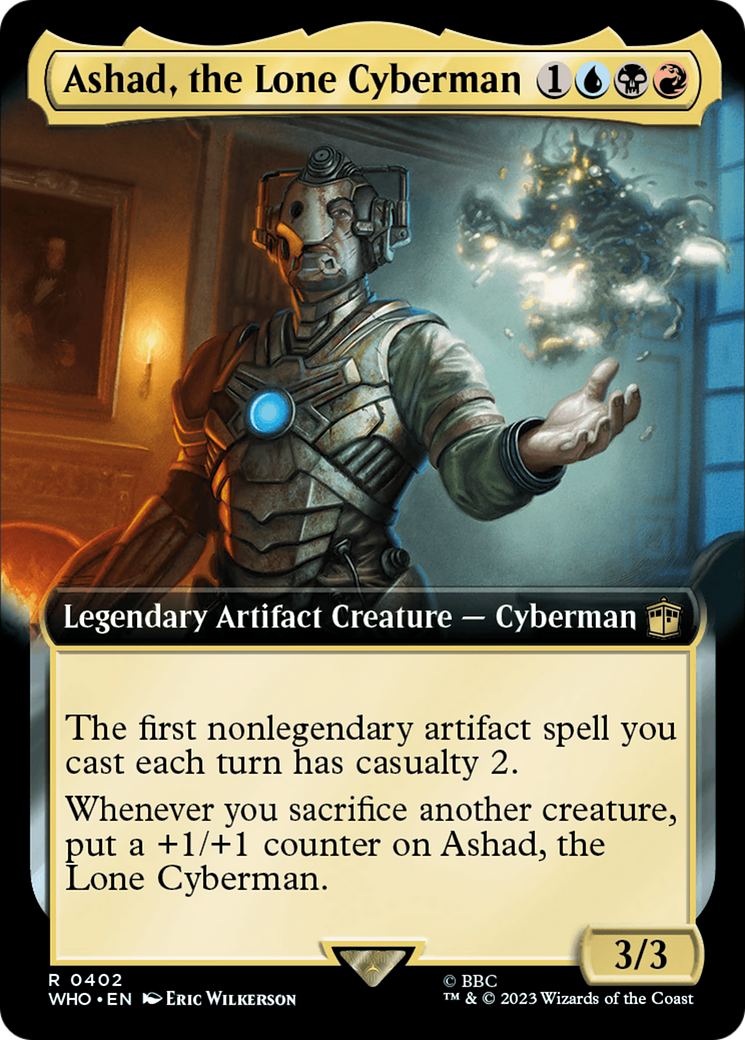 Ashad, the Lone Cyberman (Extended Art) [Doctor Who] | Tacoma Games