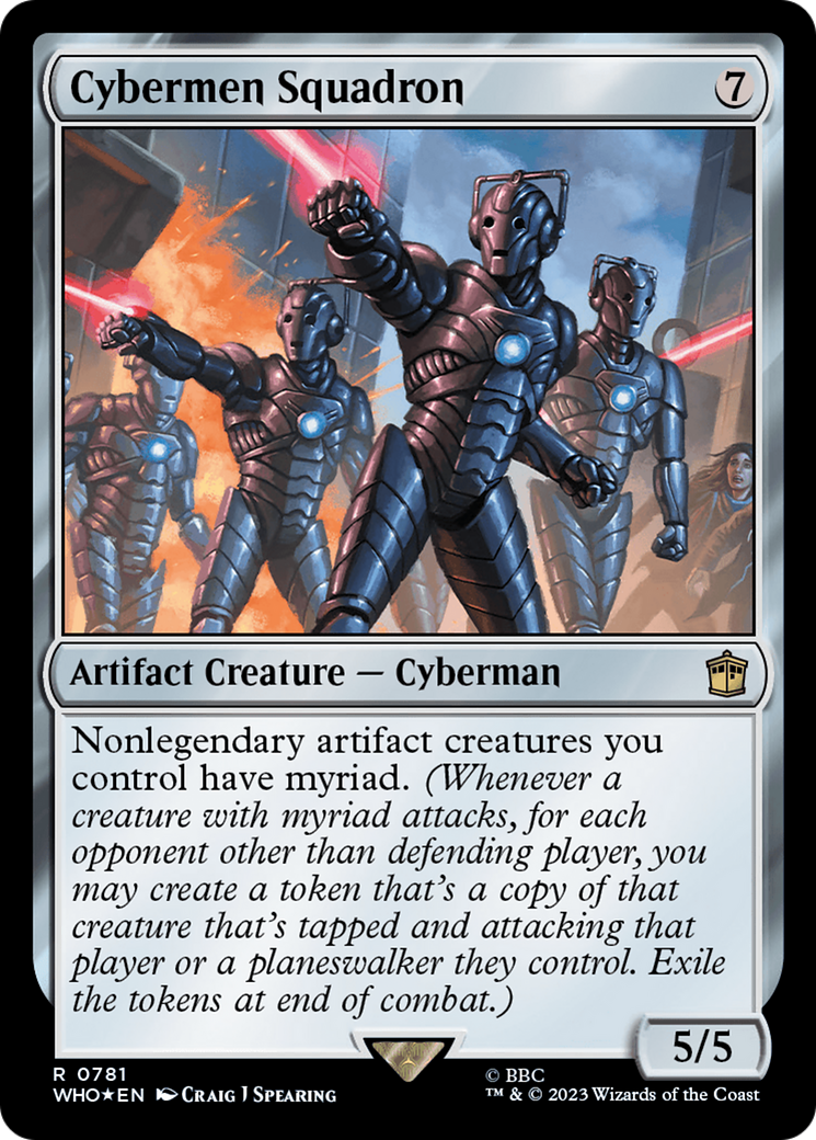 Cybermen Squadron (Surge Foil) [Doctor Who] | Tacoma Games