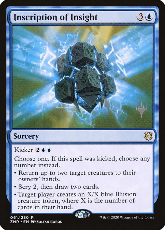 Inscription of Insight (Promo Pack) [Zendikar Rising Promos] | Tacoma Games