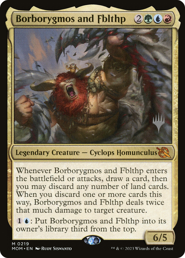 Borborygmos and Fblthp (Promo Pack) [March of the Machine Promos] | Tacoma Games