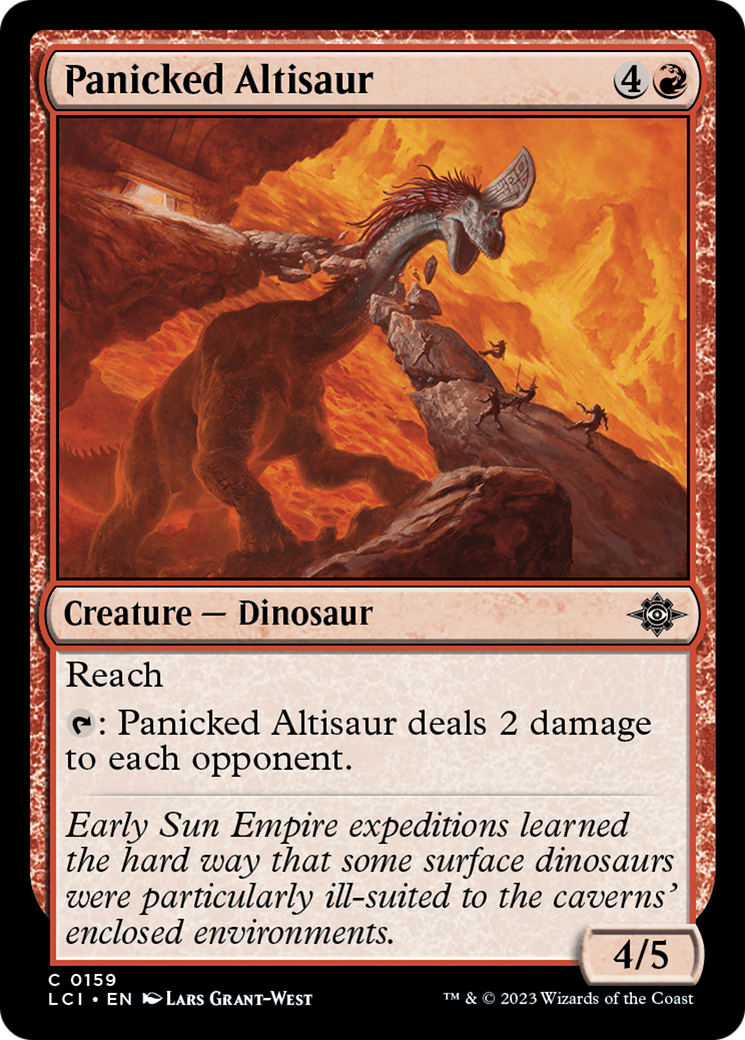 Panicked Altisaur [The Lost Caverns of Ixalan] | Tacoma Games