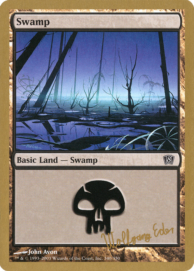 Swamp (we340) (Wolfgang Eder) [World Championship Decks 2003] | Tacoma Games