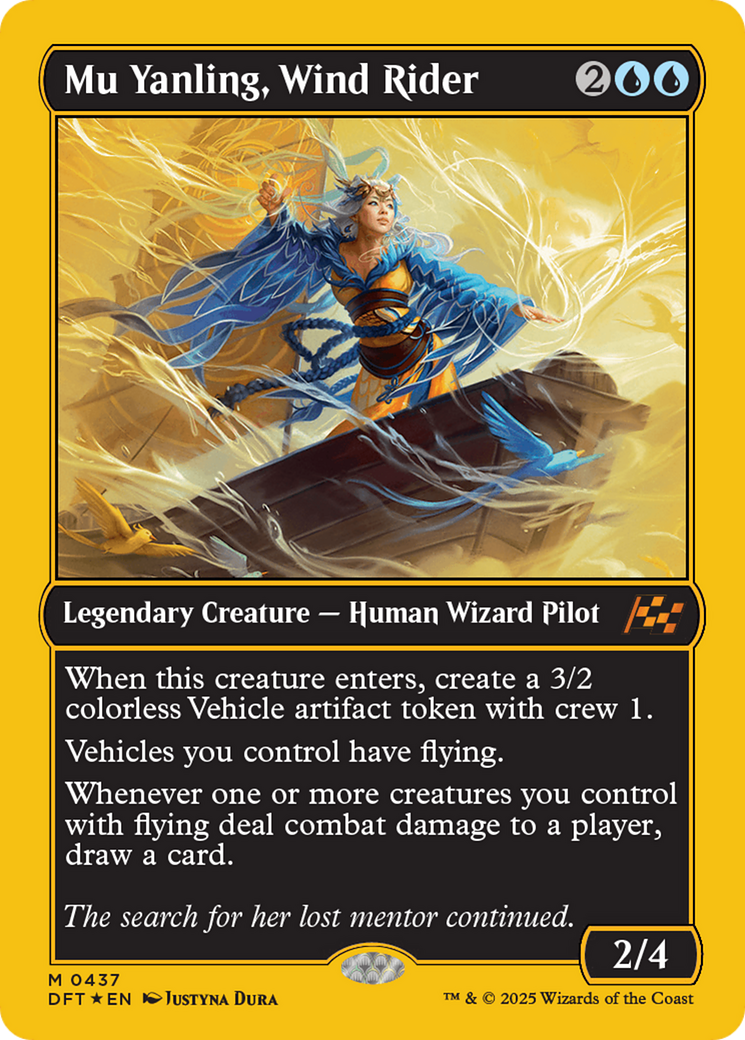 Mu Yanling, Wind Rider (First-Place Foil) [Aetherdrift] | Tacoma Games