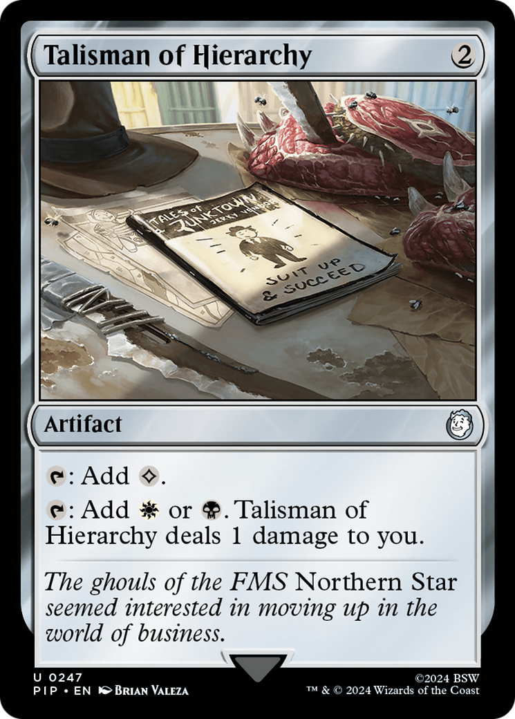 Talisman of Hierarchy [Fallout] | Tacoma Games