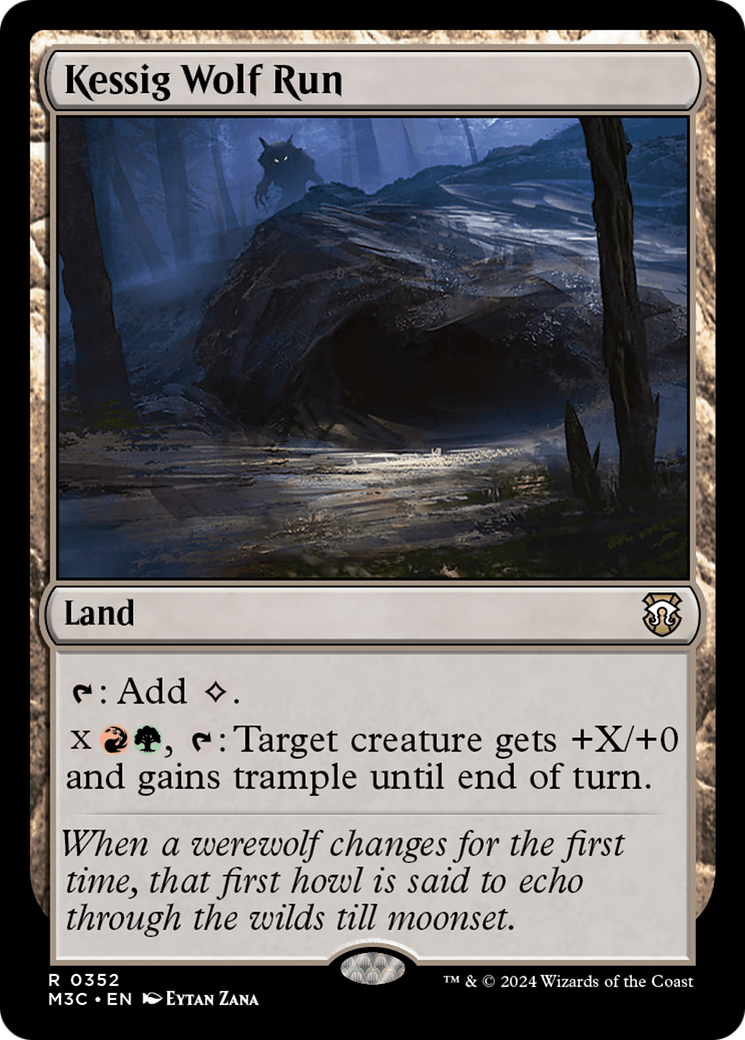 Kessig Wolf Run (Ripple Foil) [Modern Horizons 3 Commander] | Tacoma Games