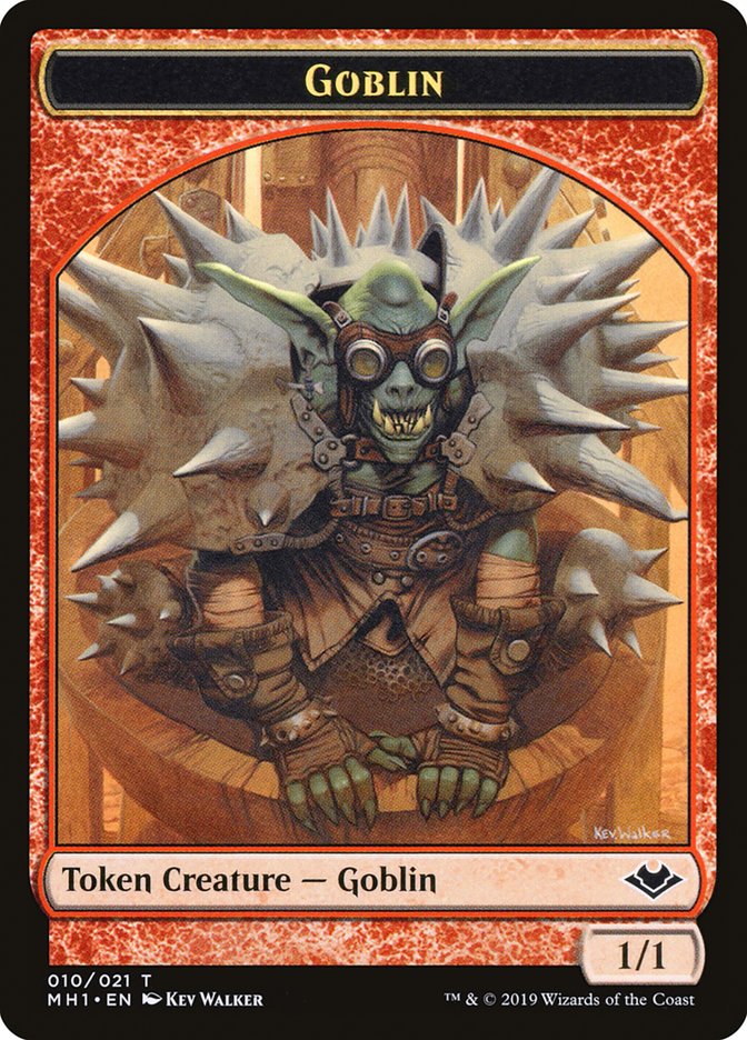 Elemental (009) // Goblin Double-Sided Token [Modern Horizons Tokens] | Tacoma Games