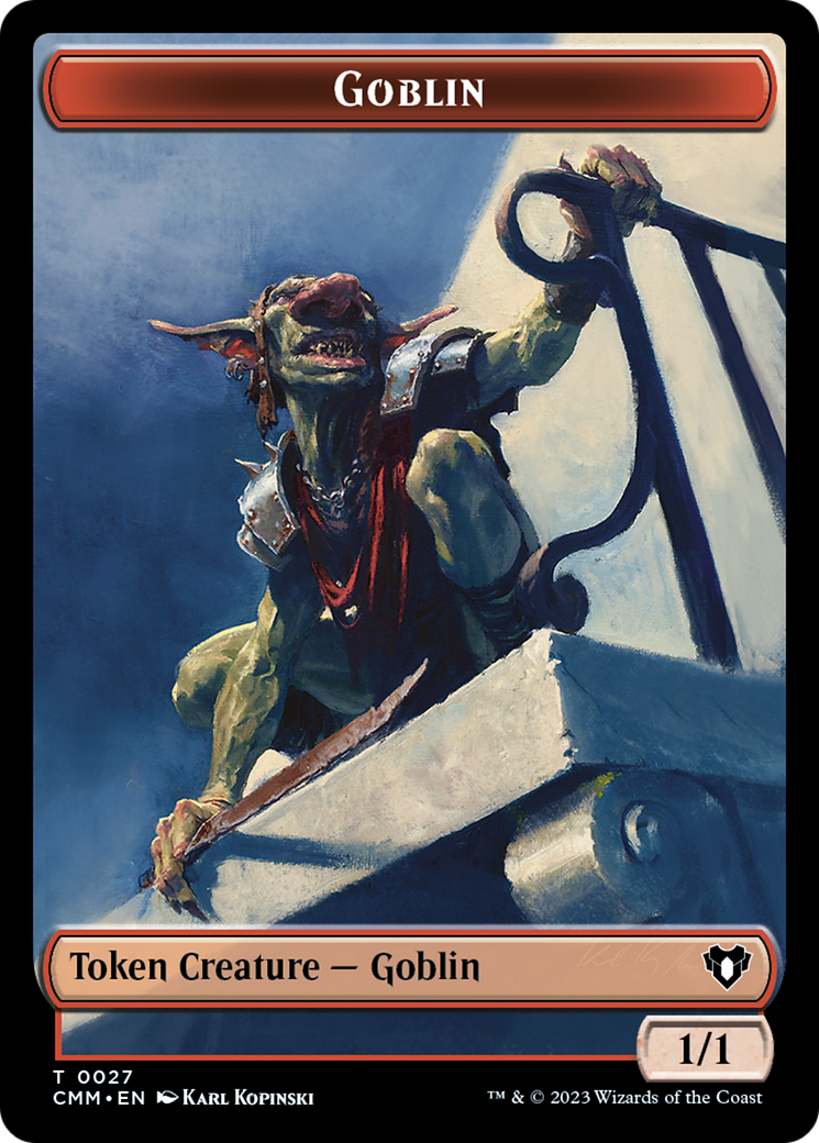 Goblin Token [Commander Masters Tokens] | Tacoma Games