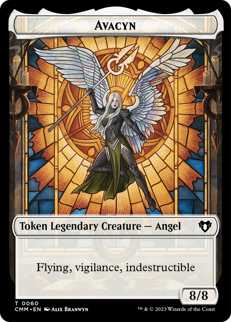 Copy (54) // Avacyn Double-Sided Token [Commander Masters Tokens] | Tacoma Games