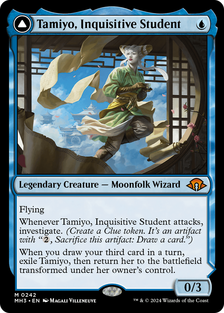 Tamiyo, Inquisitive Student // Tamiyo, Seasoned Scholar [Modern Horizons 3] | Tacoma Games