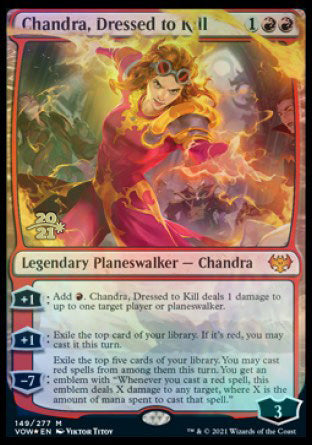 Chandra, Dressed to Kill [Innistrad: Crimson Vow Prerelease Promos] | Tacoma Games