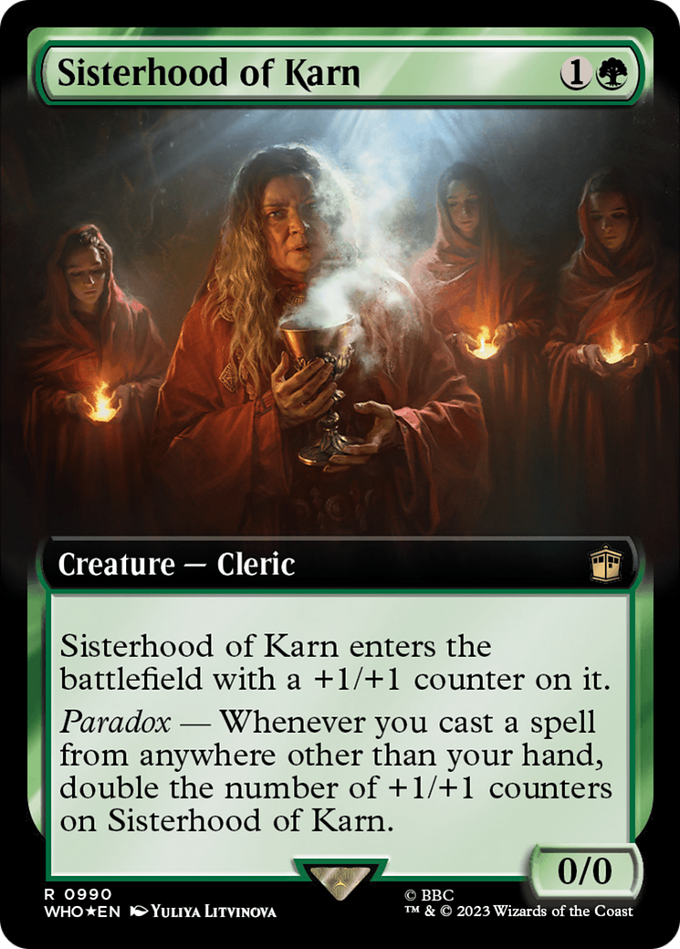 Sisterhood of Karn (Extended Art) (Surge Foil) [Doctor Who] | Tacoma Games