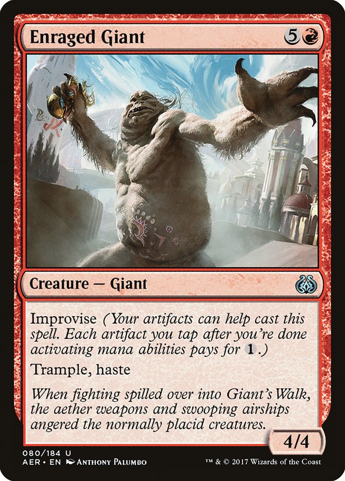 Enraged Giant [Aether Revolt] | Tacoma Games