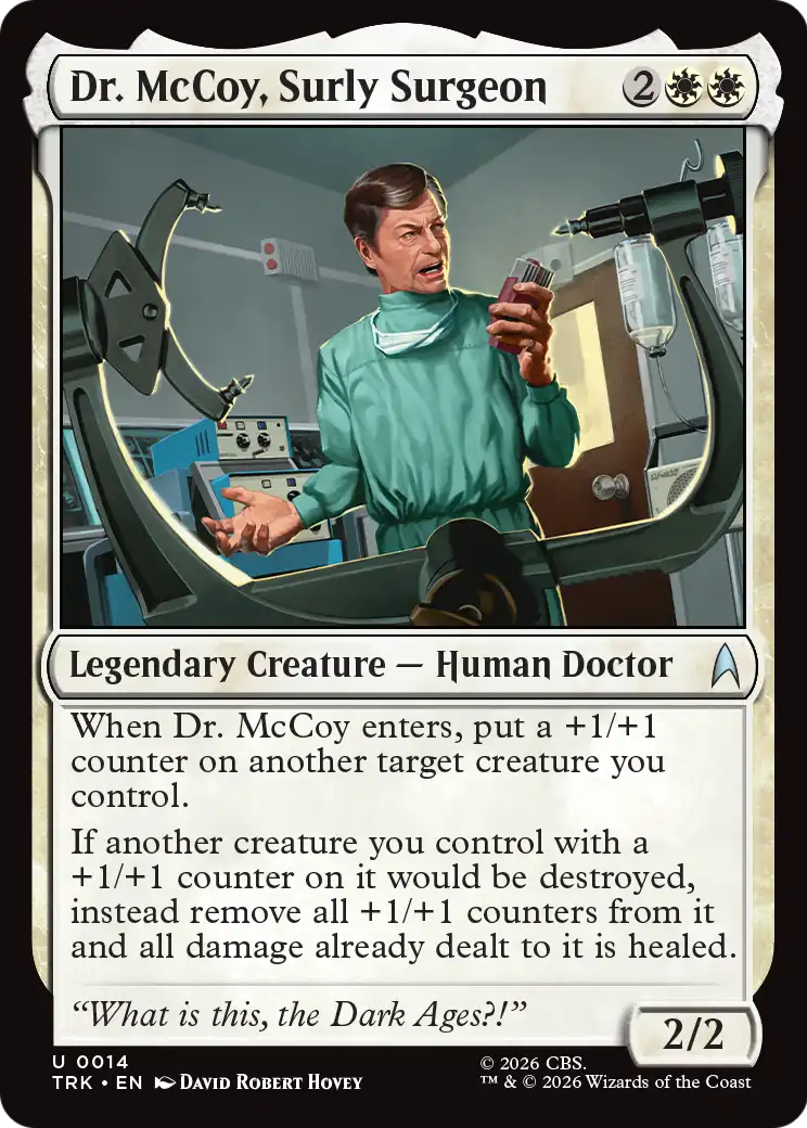 Dr. McCoy, Surly Surgeon [Star Trek] | Tacoma Games