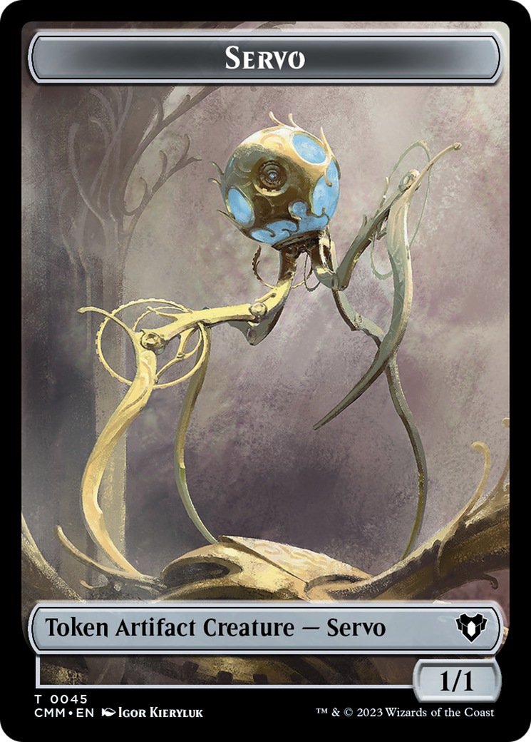 Servo Token [Commander Masters Tokens] | Tacoma Games