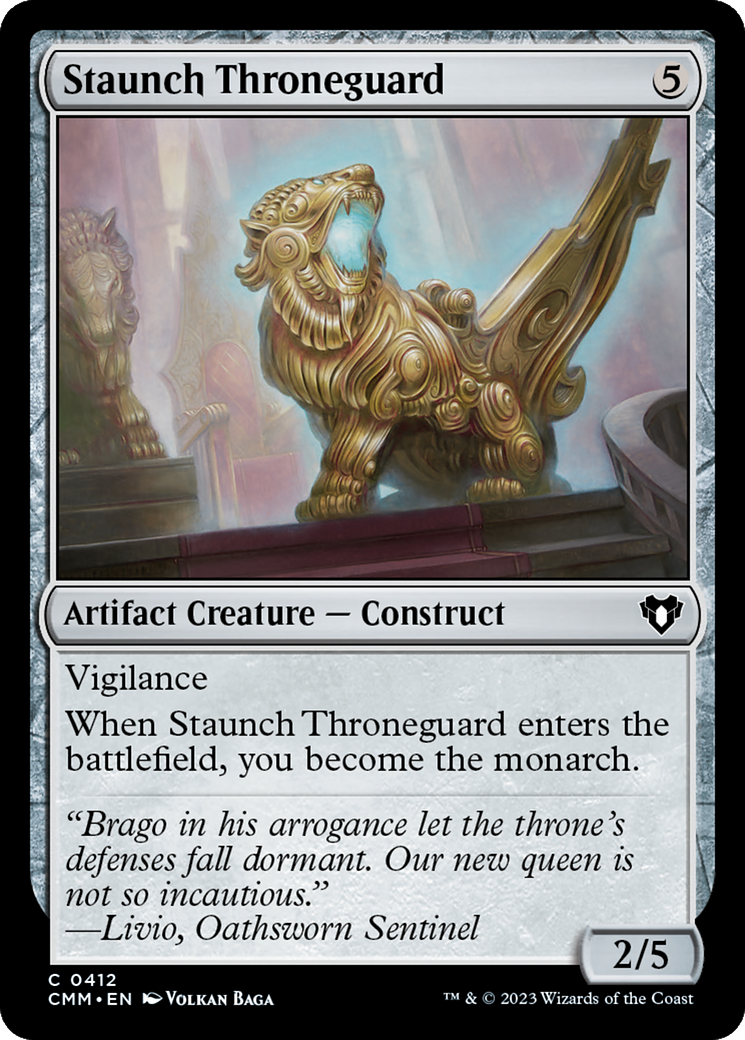 Staunch Throneguard [Commander Masters] | Tacoma Games