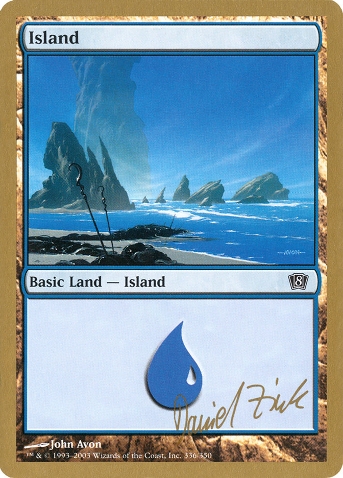 Island (dz336) (Daniel Zink) [World Championship Decks 2003] | Tacoma Games