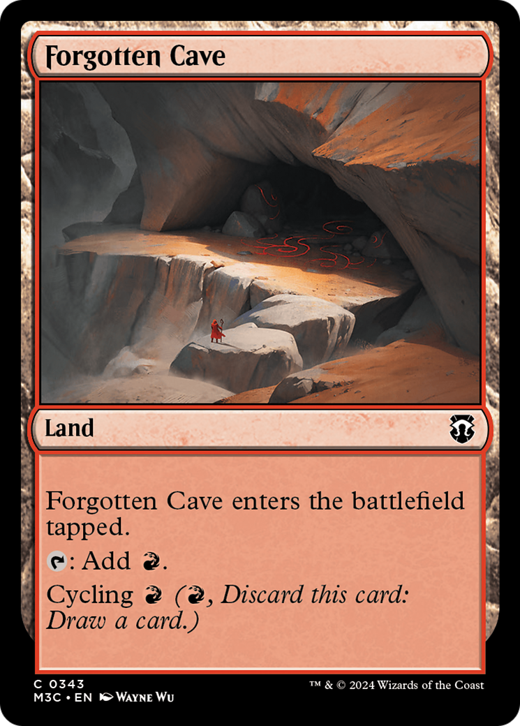 Forgotten Cave (Ripple Foil) [Modern Horizons 3 Commander] | Tacoma Games