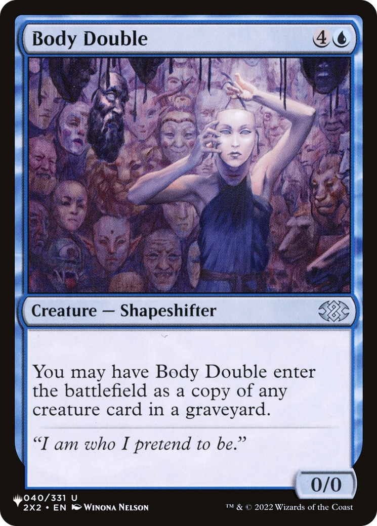 Body Double [The List Reprints] | Tacoma Games