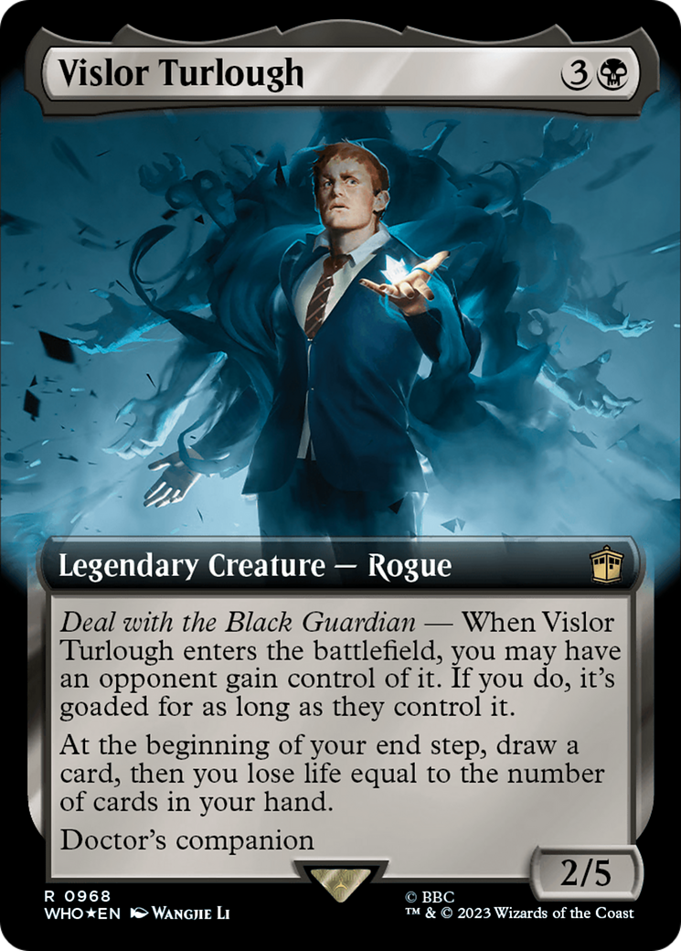 Vislor Turlough (Extended Art) (Surge Foil) [Doctor Who] | Tacoma Games