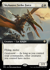 Skyhunter Strike Force (Extended Art) [Phyrexia: All Will Be One Commander] | Tacoma Games