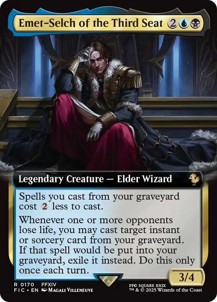 Emet-Selch of the Third Seat (Extended Art) [FINAL FANTASY Commander] | Tacoma Games