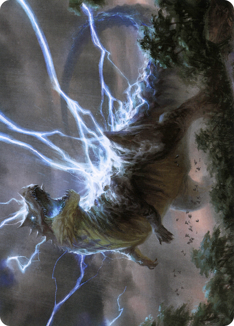 Thrasta, Tempest's Roar Art Card (41) [Modern Horizons 2 Art Series] | Tacoma Games