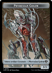 Phyrexian Golem // Ox Double-Sided Token [Commander Masters Tokens] | Tacoma Games