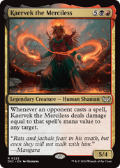 Kaervek the Merciless [Duskmourn: House of Horror Commander] | Tacoma Games