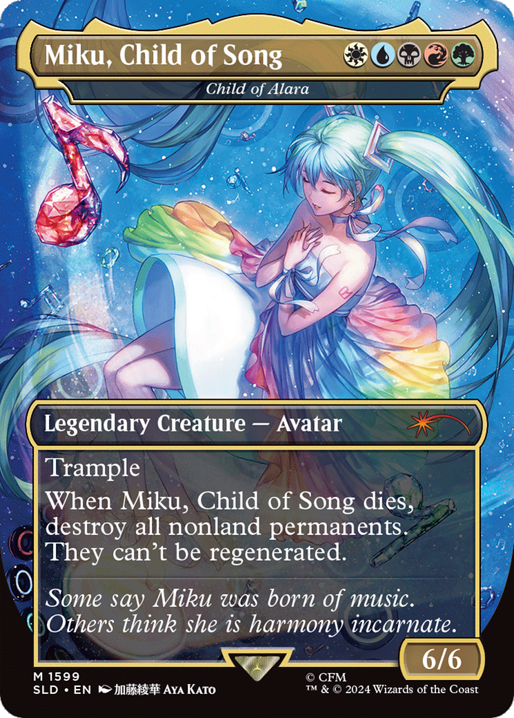 Miku, Child of Song - Child of Alara [Secret Lair Drop Series] | Tacoma Games