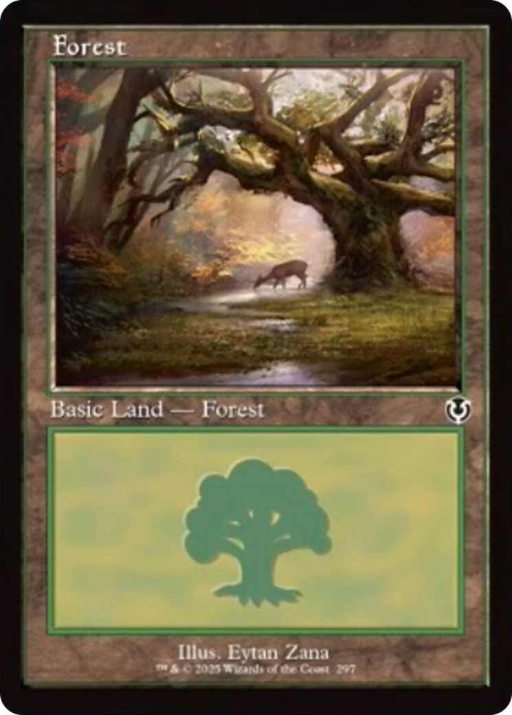 Forest (297) (Retro Frame) [Innistrad Remastered] | Tacoma Games