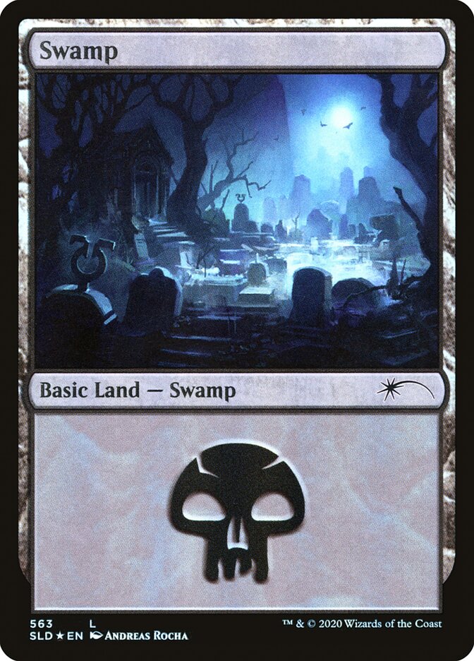 Swamp (Spooky) (563) [Secret Lair Drop Promos] | Tacoma Games