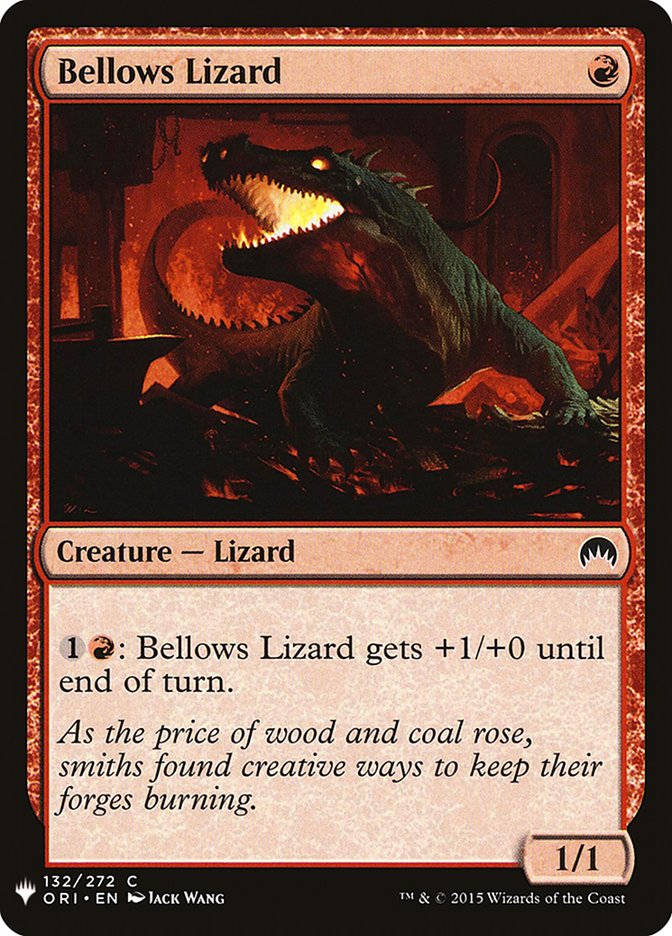 Bellows Lizard [Mystery Booster] | Tacoma Games