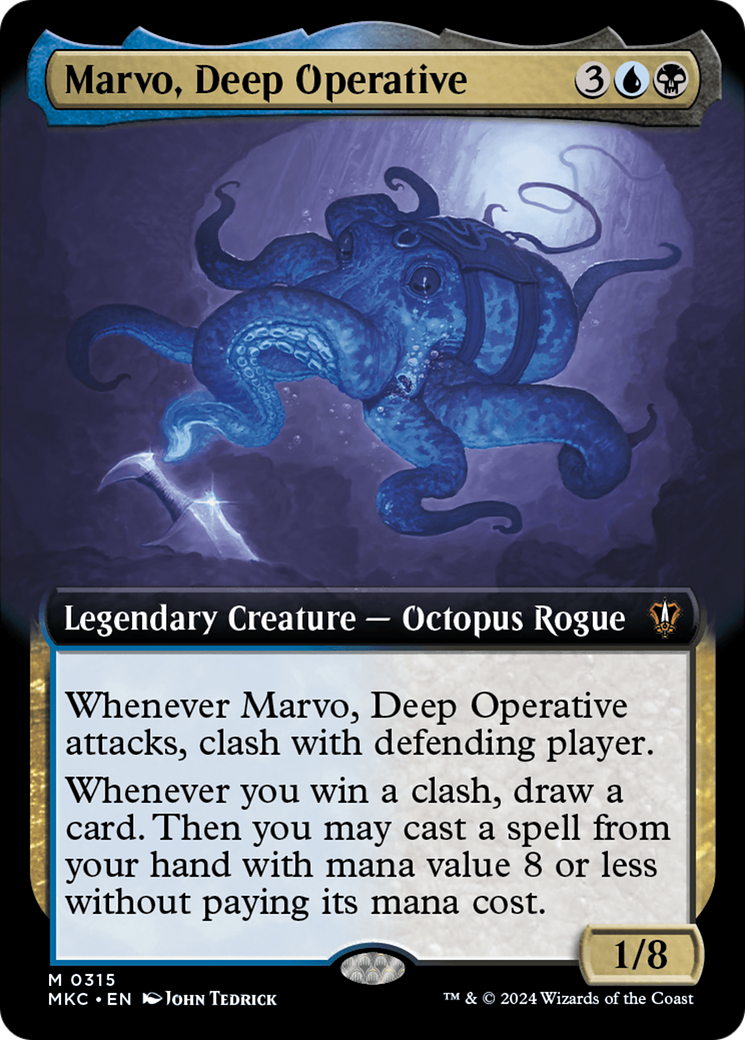 Marvo, Deep Operative (Extended Art) [Murders at Karlov Manor Commander] | Tacoma Games