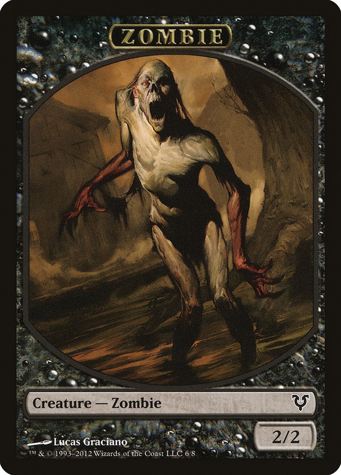 Zombie Token [Avacyn Restored Tokens] | Tacoma Games