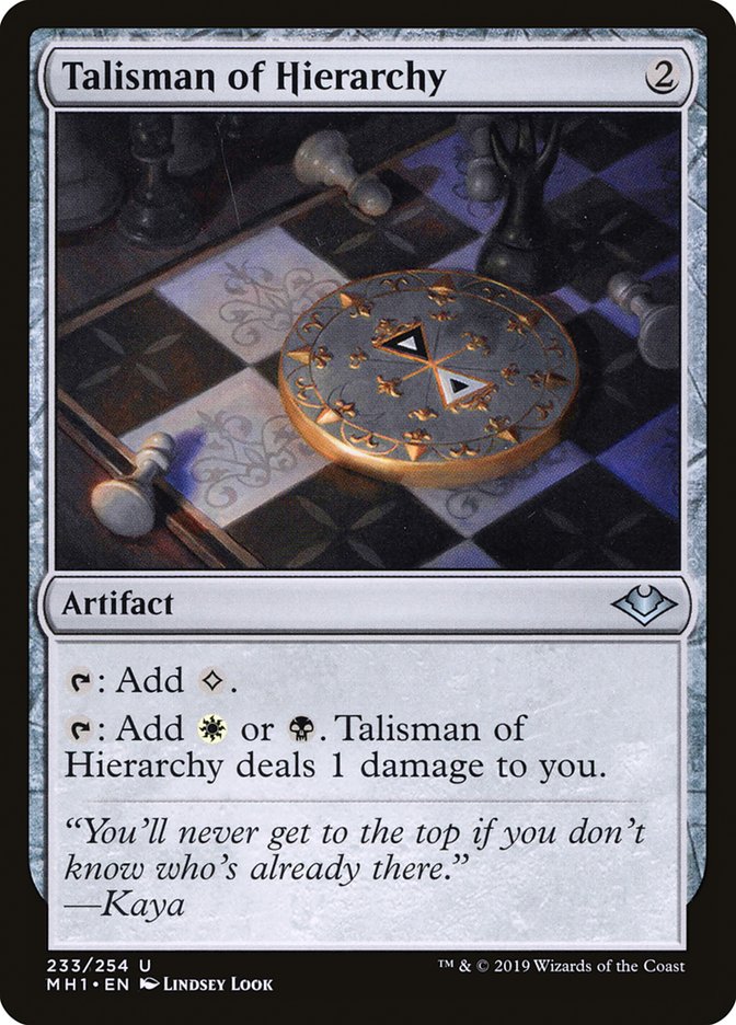 Talisman of Hierarchy [Modern Horizons] | Tacoma Games