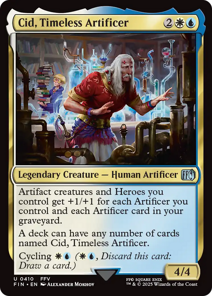 Cid, Timeless Artificer (0410) [FINAL FANTASY] | Tacoma Games