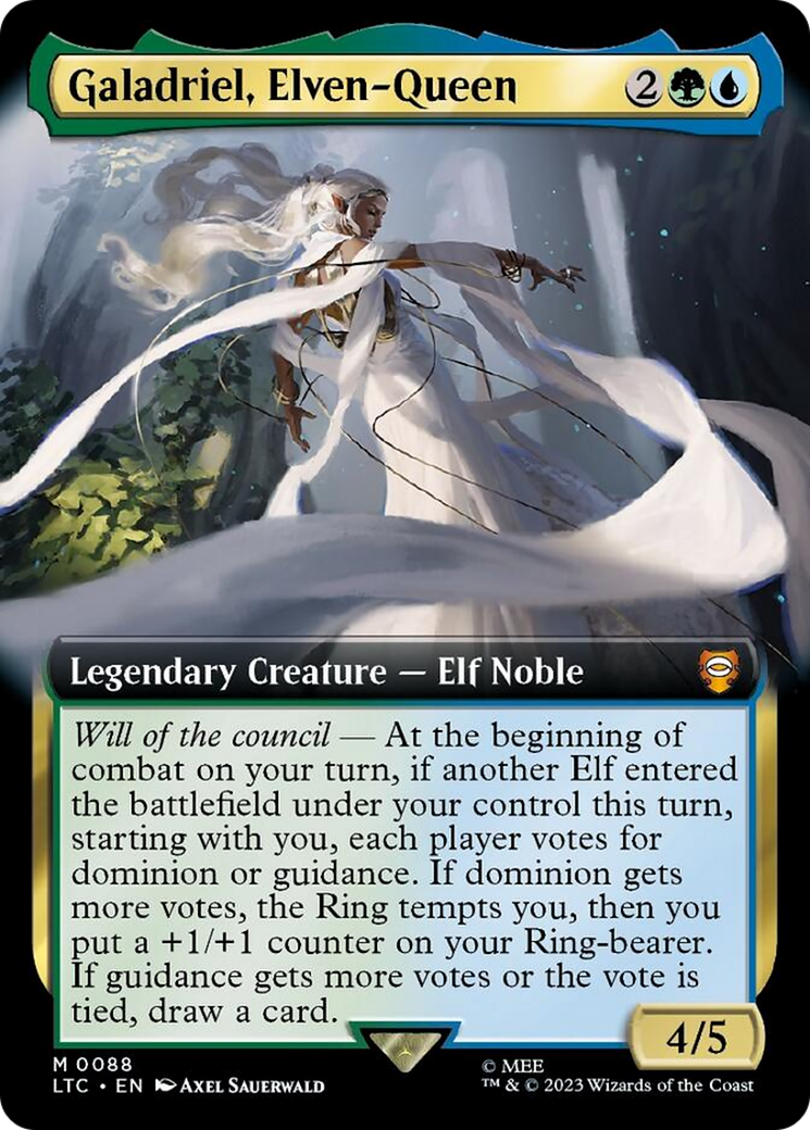 Galadriel, Elven-Queen (Extended Art) [The Lord of the Rings: Tales of Middle-Earth Commander] | Tacoma Games