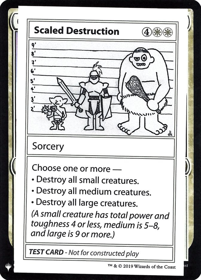 Scaled Destruction [Mystery Booster Playtest Cards] | Tacoma Games