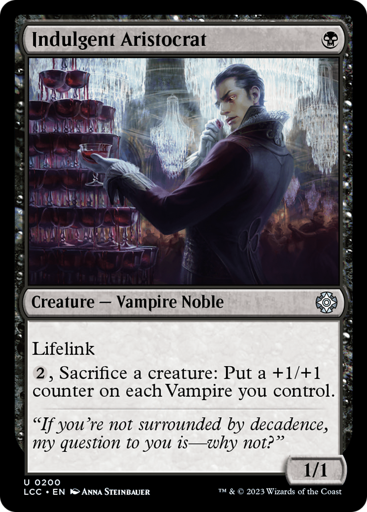Indulgent Aristocrat [The Lost Caverns of Ixalan Commander] | Tacoma Games