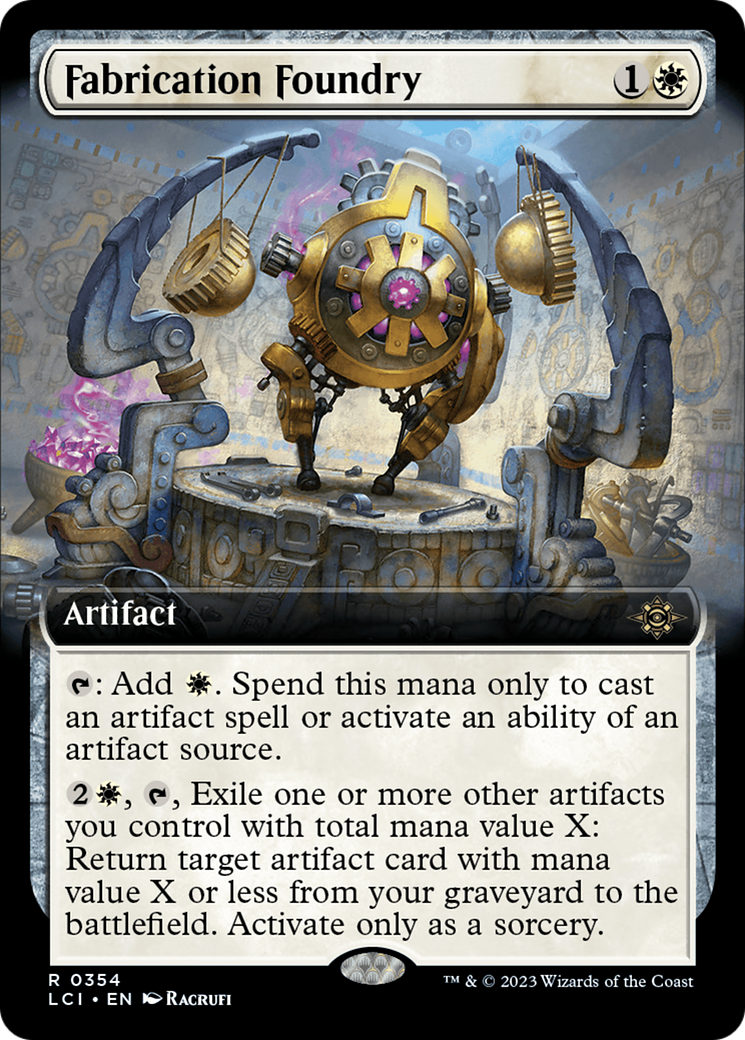 Fabrication Foundry (Extended Art) [The Lost Caverns of Ixalan] | Tacoma Games