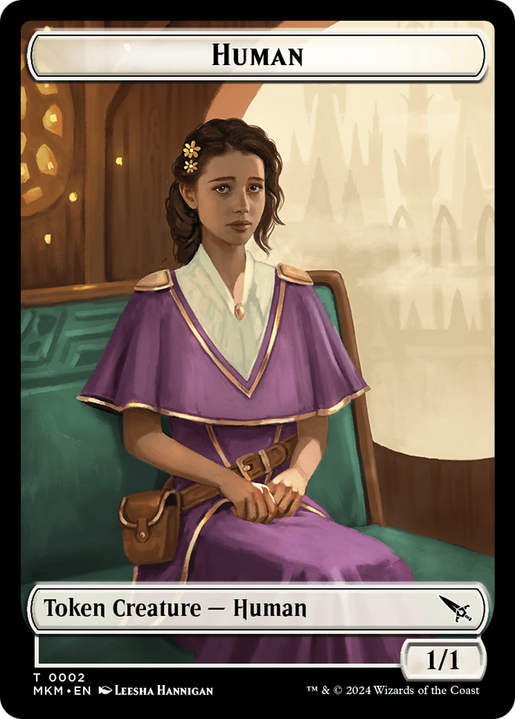 Human Token [Murders at Karlov Manor Tokens] | Tacoma Games