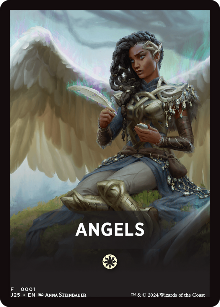 Angels Theme Card [Foundations Jumpstart Front Cards] | Tacoma Games