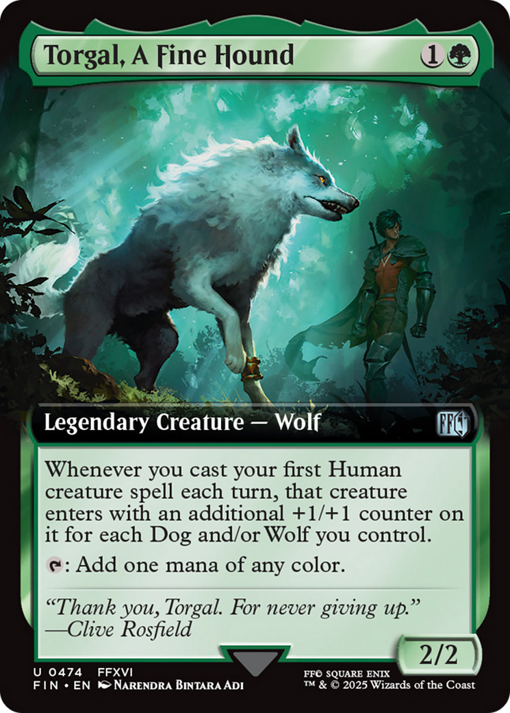 Torgal, A Fine Hound (Extended Art) [FINAL FANTASY] | Tacoma Games