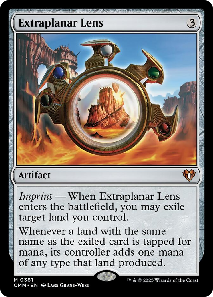 Extraplanar Lens [Commander Masters] | Tacoma Games